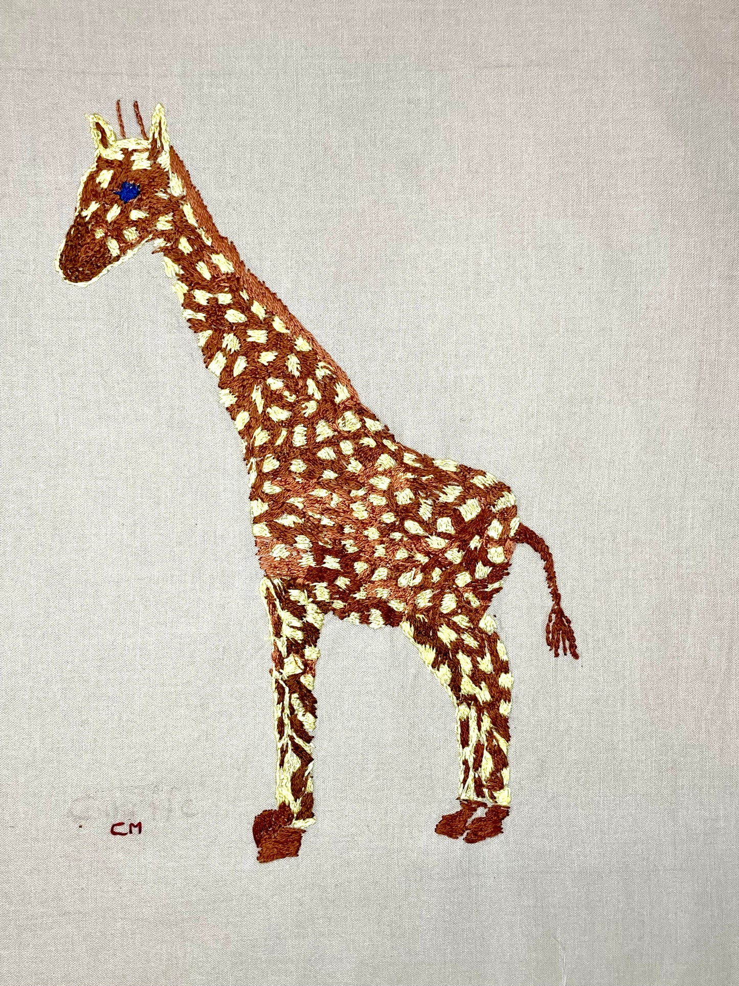 Brown and Yellow Giraffe