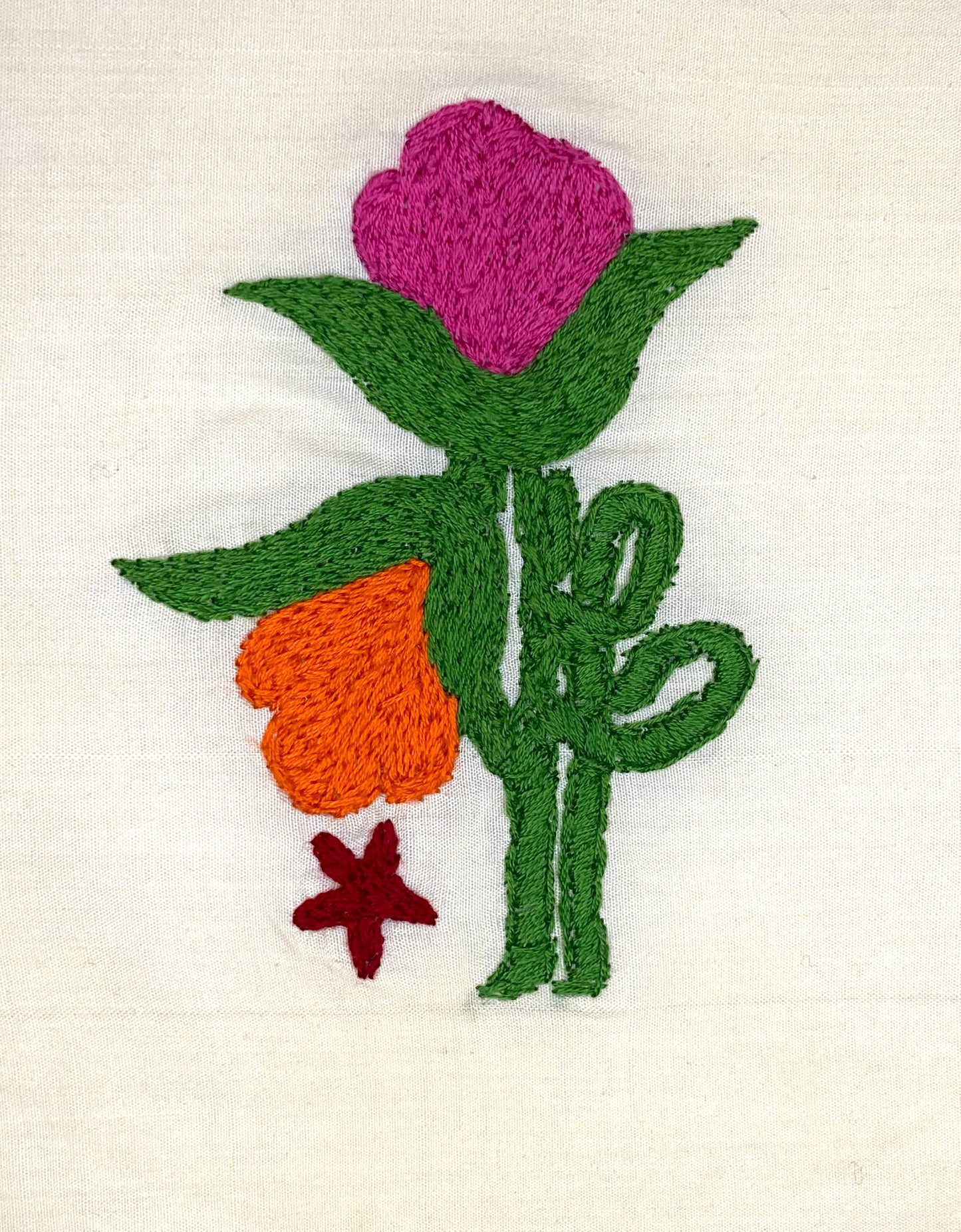 Pink and Orange Flowers