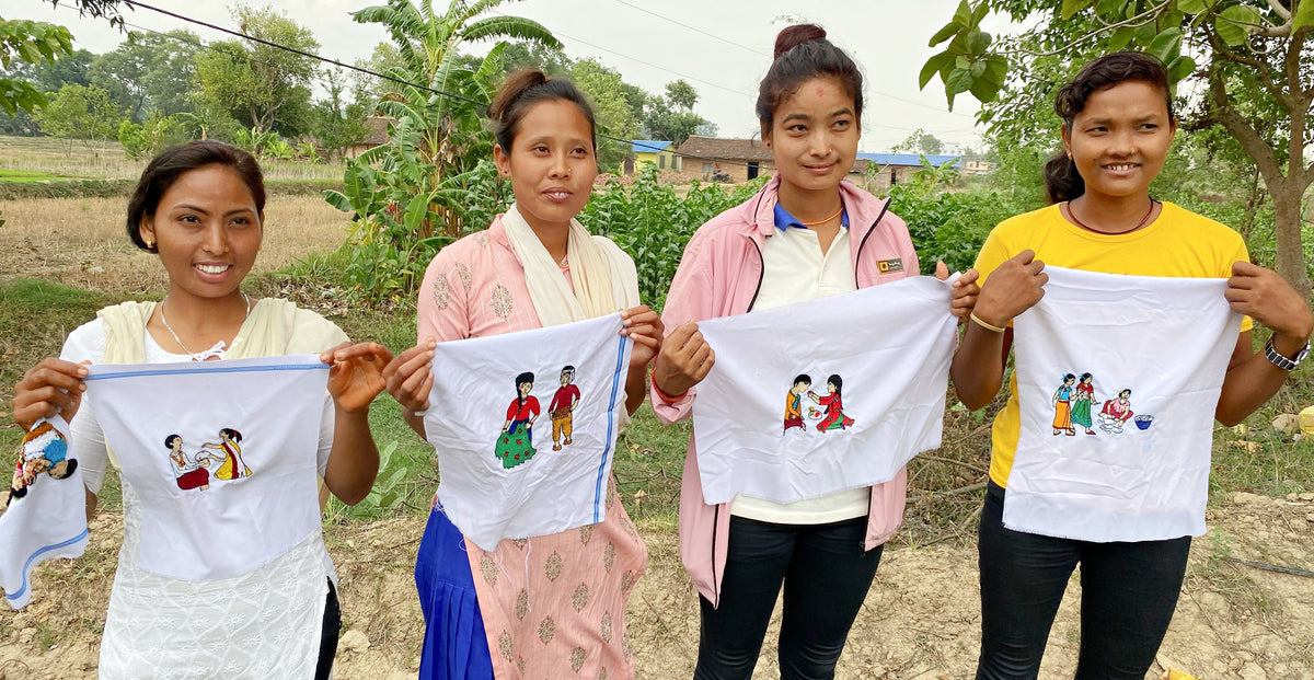 Nepali Festival Tea Towels