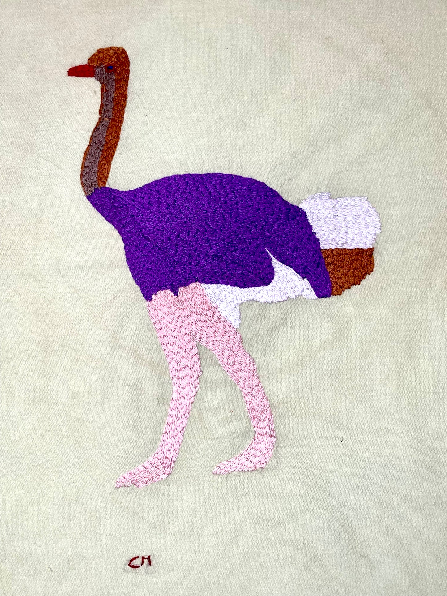 Purple Ostrich