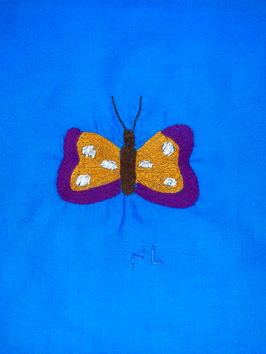 Brown and Purple Butterfly