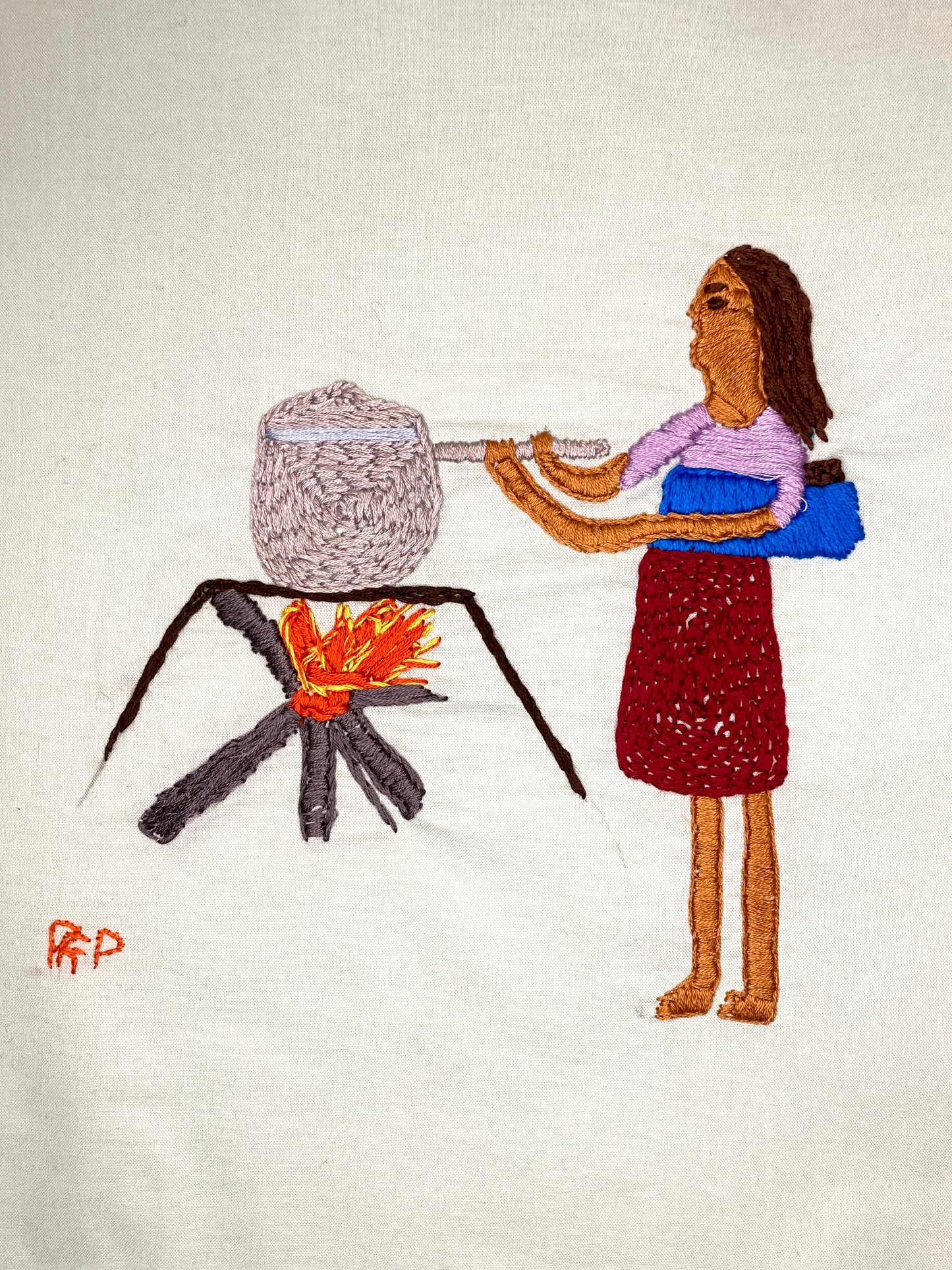 Woman Cooking